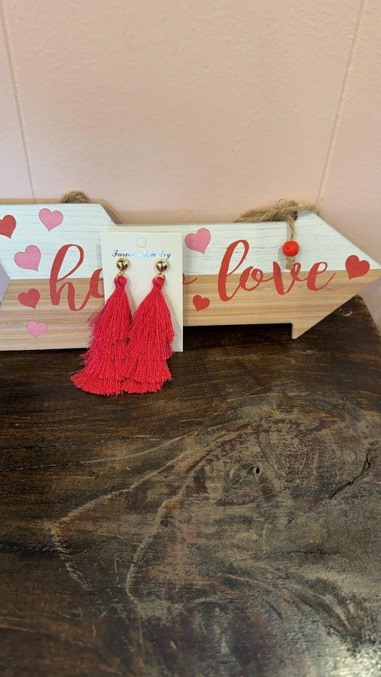 Valentines earrings