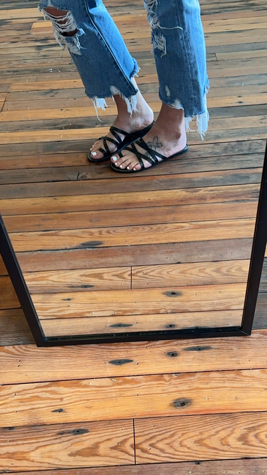 Strappy sandals